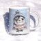 Sunnywall Glitzertasse Personalisiert mit Namen – Weihnachtstasse - Robbe Winter-Edition - Wintertasse aus Keramik - Geschenkidee
