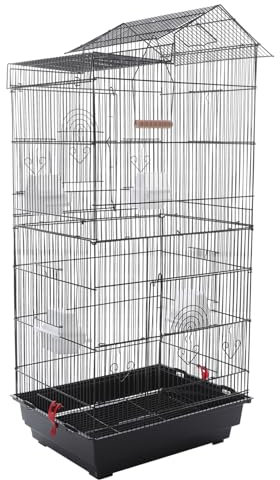 DRESSOOS 1 Satz Frettchen Käfig Kleintierkäfig Vogel Zubehör Nagarium Hamster Käfig Bird Cage Vogelbauer Käfig Ratten Nagerkäfig Kanarienvogel Zubehör Futterspender Vogelkäfig