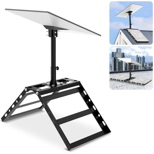 Dachfirst Halterung für Starlink Gen 3, I-THERA-U Verstellbar, Ohne Bohren, Starlink-Dachhalterung mit Gen 3-Rohradapter, Starlink Gen 3 Halterung, Kompatibel mit V3 Starlink-Standardschüssel