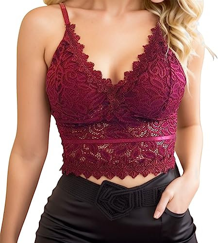 BMKKTOP Dessous Set sexy sexy große unterwäsche Clubwear Sex Dessous für die Frau extrem hot Latex Babydoll Lingerie öffnen Negligee Lingerie Babydoll Corsage rot samt Oberteil Damen