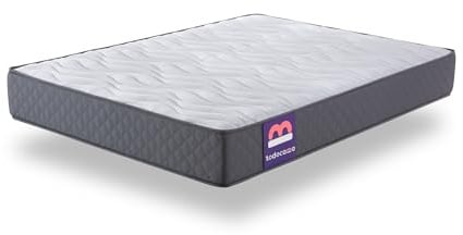 Todocama - Colchón viscoelástico 135x190 cm, Pure Flow MAX Multicapa, Altura 21 cm, firmeza Media/Alta, Tratamiento antiácaros, antibacterias e hipoalergénico. Fabricado en España.
