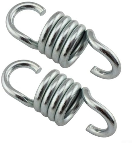 Molle di sospensione in acciaio da 7 mm per sedie a dondolo e uso industriale (2 pezzi)