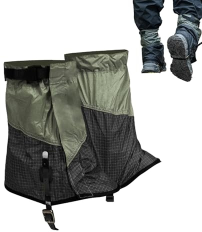 Gators für Wanderstiefel - Elastische Manschette wasserdichter rutschfester Schutz - Stiefelschoner, für erwachsene Männer, Familie, Freunde, Enthusiasten, Skifahren, Outdoor, Jagd, Wüste