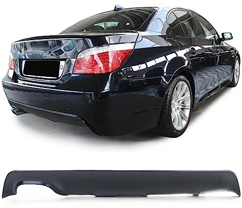 Sport Heckdiffusor Performance Schwarz Matt passend für BMW 5er E60 E61 03-10