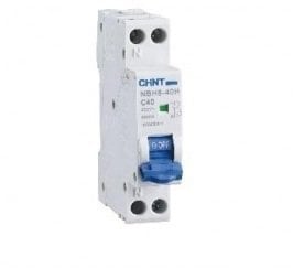 CHINT 70015 NBH8-INTERRUTTORE MAGNETOTERMICO 1P+N 6A CURVA C 4. 5KA 1MOD 190234