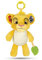 Clementoni Disney Baby König der Löwen Erste Aktivitäten Plüschtier - Kuscheliges Lernspielzeug, Spielzeug für Sensorik & Tastsinn, für Babys ab 6 Monaten, 17296