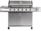 Fire Mountain 6 Burner Premier Plus Gas BBQ - Stainless Steel Gas Burners, Side Burner and Rotisserie, Large Grill/Griddle, Includes Protective Cover, Barbecue, Perfect for Garden Parties