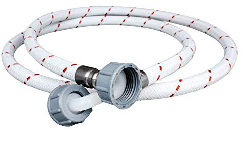 100cm Nylon Braid Washing Machine Dishwasher Fill Water Feed Hose Inlet Pipe