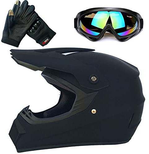 ZJRA Jeunesse Casques De Moto,Casque Cycliste pour Enfants,Garçon Et Fille Scooter De Ski VTT Casque,Dot/ECE Certification,Convient pour Toutes Les Saisons,8,M