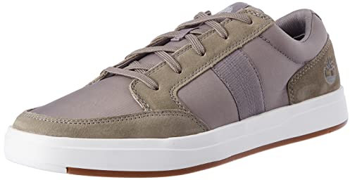 Timberland Davis Square Fabric And Leather Oxford Basic, Sneaker, Uomo, Medium Grey Nubuck, 41 EU