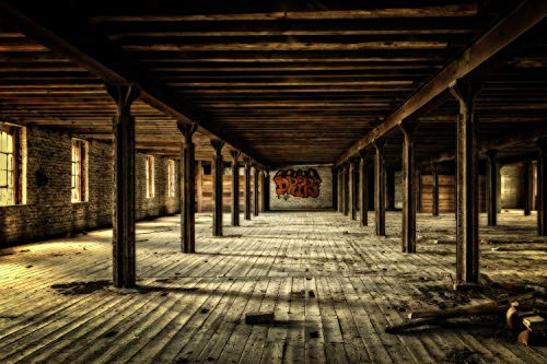 Hochwertige Fototapete - Lost Place I Vlies-Fototapete (Kleistertapete) (400 x 266 cm) - Made in Germany
