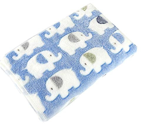 BOduShang Hundedecken Personalisierter Druck Hundematte Sanft Hundebecken Atmungsaktiv Hunde Decke for Zuhause Zwinger Wagen Reise Drinnen Draußen Camping Wandern Blue,Large