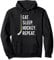 Eat Sleep Hockey Repeat Hockey Spieler Eishockey Pullover Hoodie