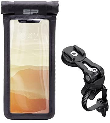 SP CONNECT Fahrrad-Handyhalterung | Universeller Handyhalter für Fahrradlenker | Fahrradhandyhalterungen für alle Smartphone Handys wie iPhone Samsung | Mountainbike Rennrad Handy Halterung Gadget