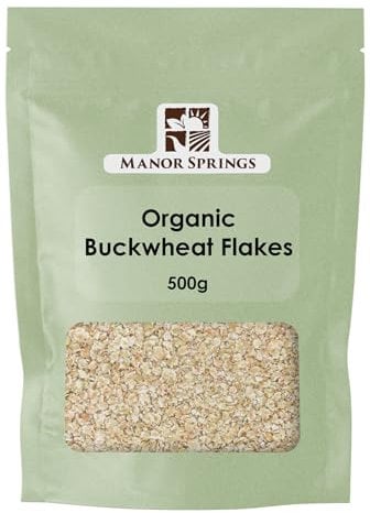 Organic Buckwheat Flakes 500g by Manor Springs Organic