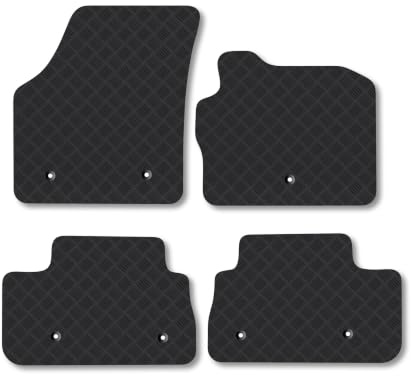 Land Rover Freelander (2013-2014) 3mm Rubber Car Mats | Tailored Fit Durable Floor Mats Full Coverage Protection Waterproof Accessories Easy Clean Anti Slip Made in the UK