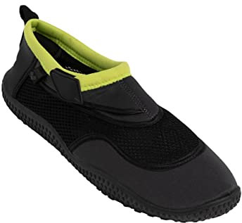 arena Watershoes Wasserschuhe, Dark_Grey-Lime, 42