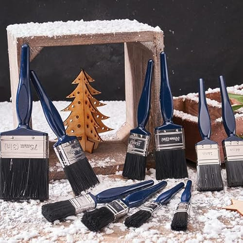 Generic Faithfull 10 Piece Paintbrush Set-XMS22PAINT10, Blue, L