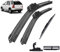 3-teiliges Scheibenwischer-Set for vorne und hinten, kompatibel mit KIA Sportage JE/KM 2005–2010, Windschutzscheibe, Windschutzscheibe, Fenster, 24+16+13
