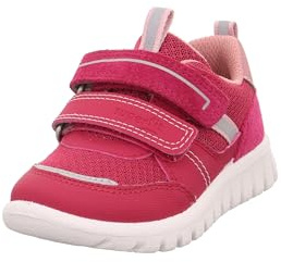 Superfit Mädchen Sport7 Mini Sneaker, Rot Rosa 5000, 32 EU Weit