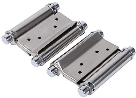 Charnière en Acier Inoxydable, 2 Pièces 3 ''pouces à Double Action Charnière à Ressort Salon Porte Café Porte Battante
