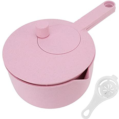 Secador de Verduras, Paja de Trigo Deshidratador Multifuncional Mezclador de Ensalada de Mano Herramienta de Secado de Lavado de Arroz Batidor de Huevo de Cocina for Limpiar Verduras Frutas