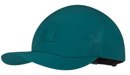 BUFF®| Kappe 5 Panel Go Männlich Weiblich Erwachsene Flexibel, UPF50, Verstellbar, Nachhaltig, Leicht, Laufen, Recycelte Materialien, Komfortabel, L/XL, Vert