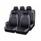 CutuLi Auto Sitzbezüge Sets Für, 9 Stück Leder Set Sitzbezug Komplett-Set wasserdichte Autositzschoner Zubehör,B/9pcs Set Grey