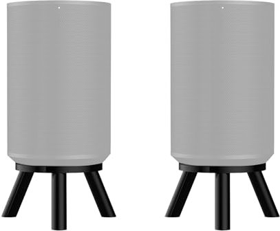 feveo Desktop Speaker Stands For So-nos Era 100, Acrylic Tripod Table Stand Holder For So-nos Era 100, Stable Tripod Design, Speaker Accessories For Home