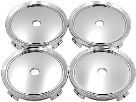 4 Stück blanke 75-mm-Radnabenkappen für Autos, für Benz-Felgen, Radkappen, passend für 65-mm-Aufkleber