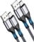 NINGKPOW Câble Micro USB [3M/Lot de 2] Nylon Tressé Chargeur Micro USB 3A Charge Rapide et Synchro pour Android Samsung Galaxy S7 S6 Edge J7 J5 J3, Redmi Note 5, Wiko, Huawei, Sony, LG, Kindle, PS4