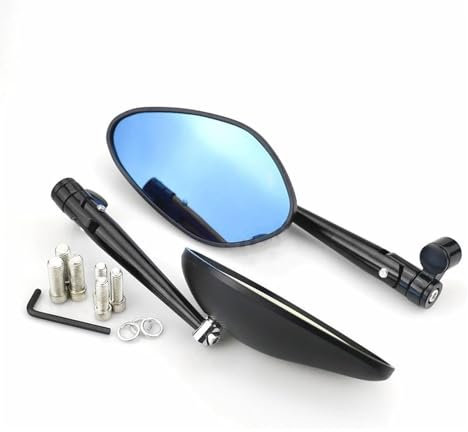 Für H&usqvarna Für Vitpilen 250 401 701 2013-2021 Motorradzubehör Lenker Rückansicht Seitenspiegel Blaues Glas Motorrad Rückspiegel