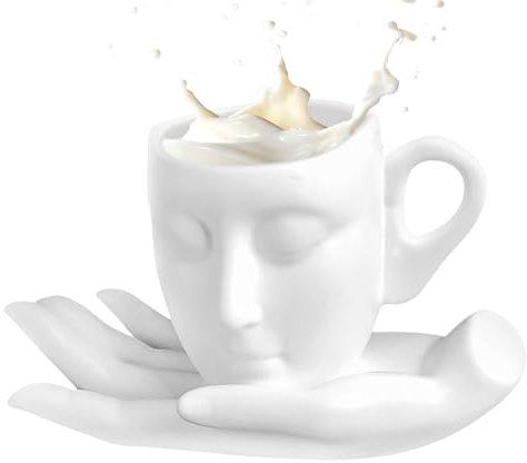 3 Dd-Tasse Mit Menschlichem Gesicht 0 Gesicht-Teetasse