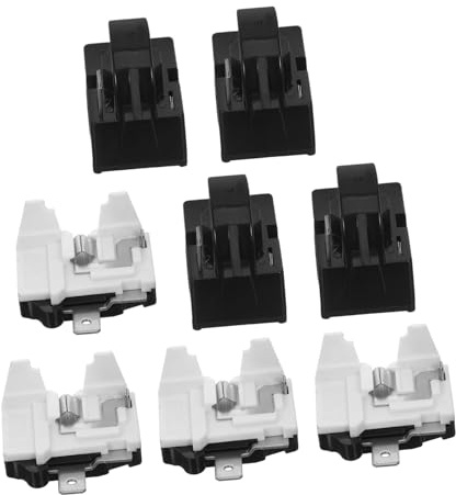 Démarreur Ptc de Réfrigérateur pour Compresseur, 1 Set | Protection Surcharge et Surchauffe, pour Congélateurs et Réfrigérateurs Commerciaux, Noir Blanc