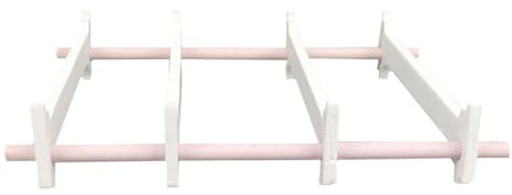 kesurpae Varilla de quemado de fácil instalación, soporte resistente, soporte para colgar joyas de cerámica. resistente a altas temperaturas, herramienta para hornear joyas,