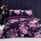 Gaveno Cavailia Luxuriöses Empire-Bettwäsche-Set, Damast, mit Bettbezug und Kissenbezügen, Polyester-Baumwolle, Lila, Kingsize-Bett, 3 x 220 x 230 cm