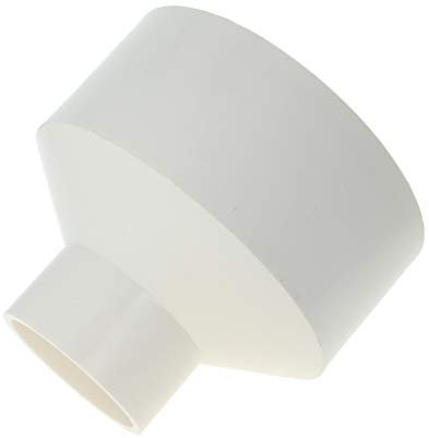 MroMax Mozzo di accoppiamento riduttore in PVC con ID da 110 mm x 50 mm per hub per raccordo per tubo adattatore per connettore di fissaggio fissaggio per tubi corrispondenti, colore bianco, 1 pezzo