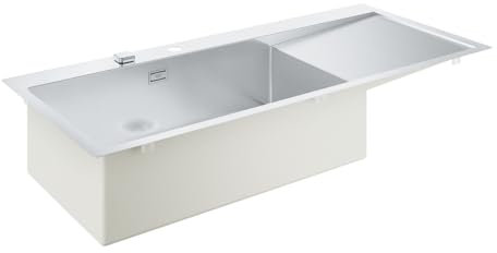Grohe 31581SD1 31581SD1-K1000 Fregadero Inoxidable con escurridor, Acero INOX, 80 cm