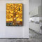 HSFFBHFBH Gustav Klimt Baum des Lebens Wandkunst Leinwanddrucke Lebensbaum Berühmte Malerei Replik Gustav Klimt Leinwand für Wohnzimmer 70x90cm Innenrahmen