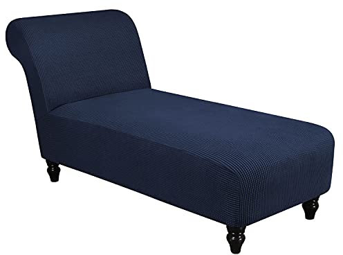 TOPCHANCES Stretch-Bezüge für Liegestuhl, Jacquard-Schonbezüge, Polyester, Möbelbezug, Liegestuhl, Sofabezug mit Tasche für Wohnzimmer, Sofabezug