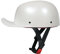 Woljay Casco Moto Retrò Mezzo Caschi Moto Casco per Scooter Ciclomotore Berretto Baseball Uomo e Donna Adulti (Medium, Bianco)