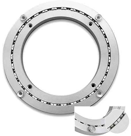 Schwerlast Drehbeschlag 360° Drehscheibe Drehbar Drehplatte 50cm 60cm 80cm, Aluminium Drehteller Druckkugellager Für Regale Anzeigen Fernsehtisch Küchenregal (Size : 8 inches (200mm))