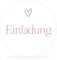 White&ivory, 50x runde Aufkleber, Sticker Einladung | stilvolles Design: herz, rosa | 4cm Durchmesser | selbstklebend | Gastgeschenke für Hochzeit Taufe Geburtstag