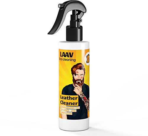 LAAV Lederreiniger Für Ledermöbel Autositze Lederwaren Fleckenentferner 250 ml