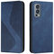Mo-Somnus Kompatibel mit OnePlus Nord 2 5G Hülle, Magnet PU Leder Flip Wallet Case Tasche Handyhülle, Stoßfeste Schutzhülle OnePlus Nord 2 5G Brieftasche Klapphülle mit [Kartenfächer] (Blau)