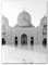 ABCWARRT Moderne Schwarz-Weiß-Leinwand-Malerei Große Moschee von Mekka Kaaba Schrift Islamisches Poster Wohnzimmer Dekor Bild Kein Rahmen (50 * 70cm Kein Rahmen,1)