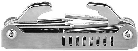 Pilipane 8 in 1 Professionelles Taucher-Werkzeug-Set,Tauchreparatur-Multitool, Taucher-Pick-Reparatur-Werkzeug-Set, zusammenklappbares Edelstahl-Taucher-Werkzeug-Set zum Tauchen, Schnorcheln