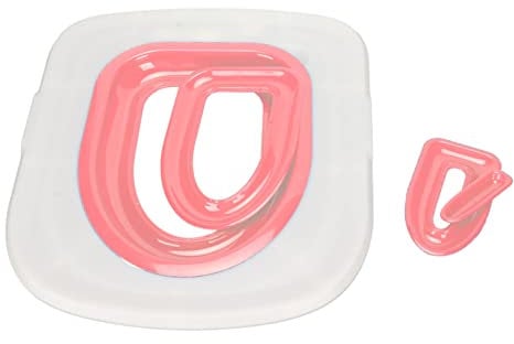 LIZEALUCKY Cat Toilet Seat, Cat Toilet Training Tray, Kitten Potty, Cat Toilet Tray, Kitten Litter Toilet(Rose)