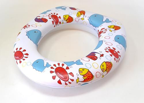 White Universal Toilet Reducer Adapter 29 X 27 CM Bath Trainer Potty Training Soft Foam Cover