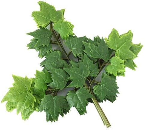 Paquet De 12 Feuilles d'arbre Simulées Feuilles De Phacélie en Plastique Suspendues pour Bouquet De Mariage Centres De Table Décoration D'intérieur